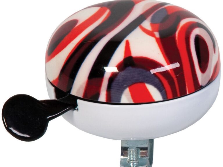 Fietsbel Ding-Dong Widek Art Collection Fusion ø80mm - rood (op kaart)