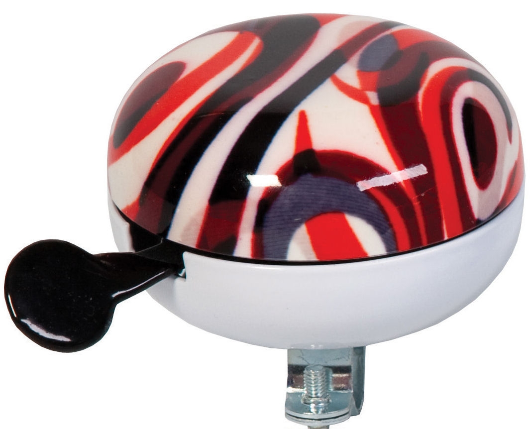 Fietsbel Ding-Dong Widek Art Collection Fusion ø80mm - rood (op kaart)