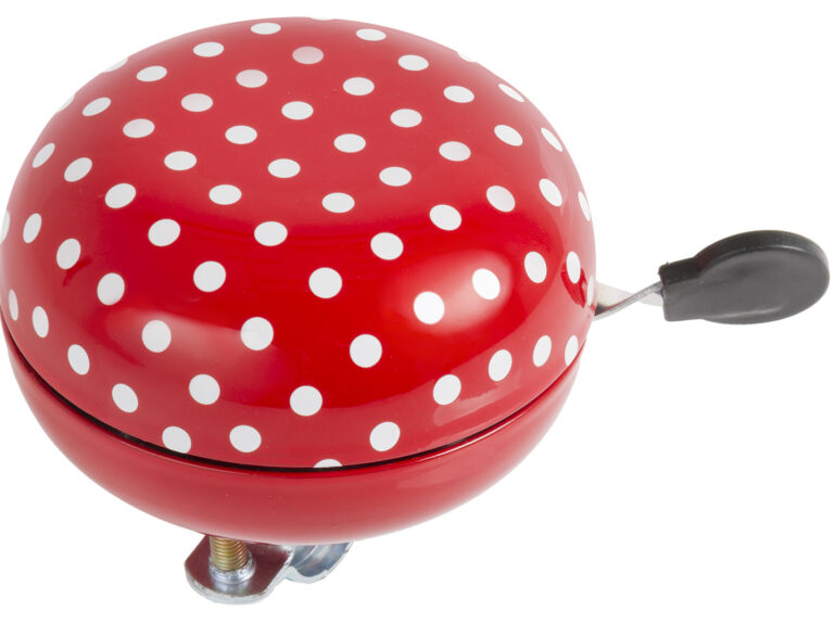 Fietsbel Ding-Dong M-Wave ø80mm - ladybird red