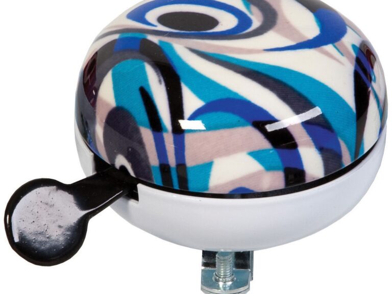 Fietsbel Widek Ding Dong Art Collection Fusion ø80 mm - blauw (op kaart)