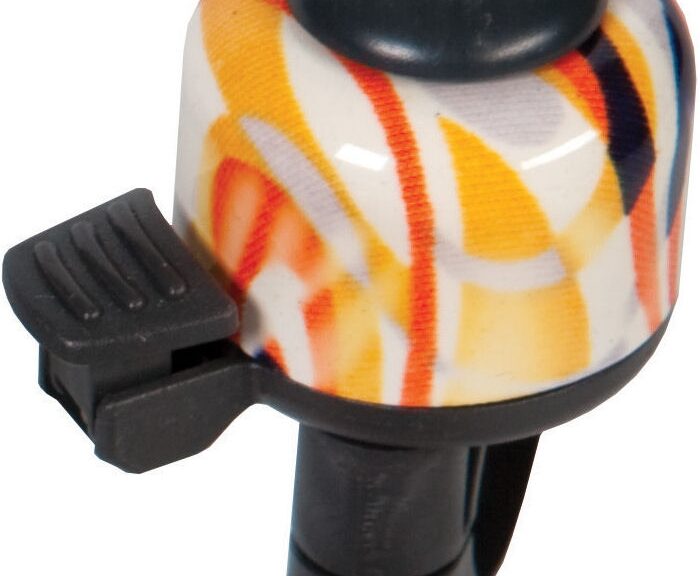 Fietsbel Widek Decibell Art Collection Fusion - oranje (op kaart)