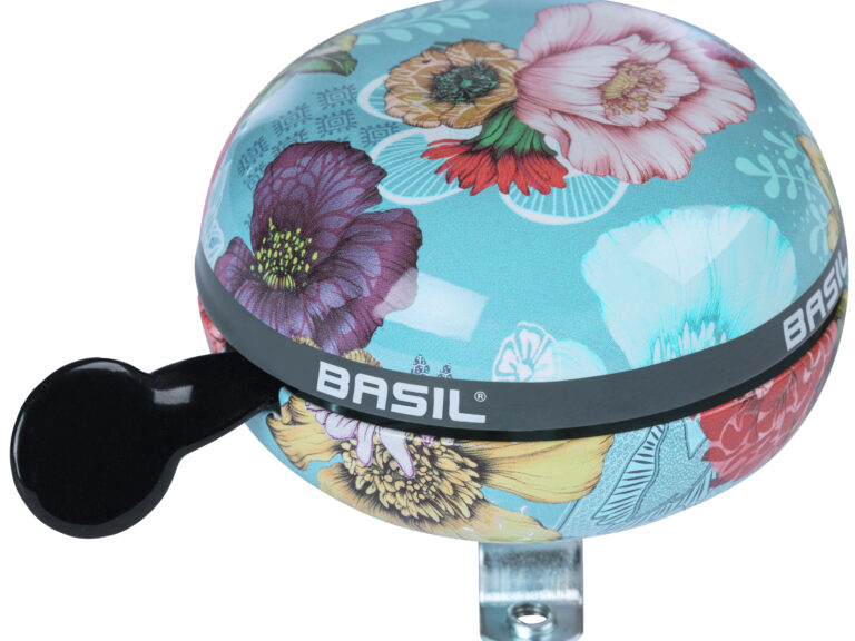 Fietsbel Basil Bloom Field Big Bell ø80mm - sky blue