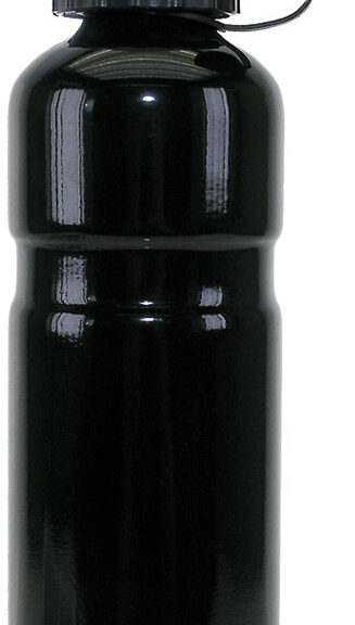 Bidon aluminium 750 ml - zwart