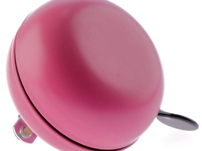 Fietsbel Ding-Dong NietVerkeerd ø80mm - cabarnet pink