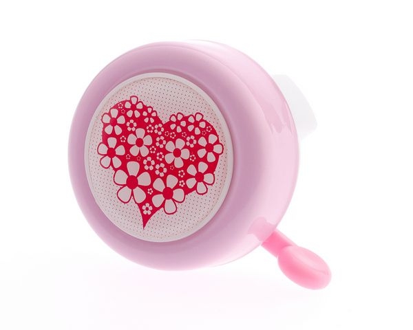 Fietsbel PexKids "Met alle liefde" - roze
