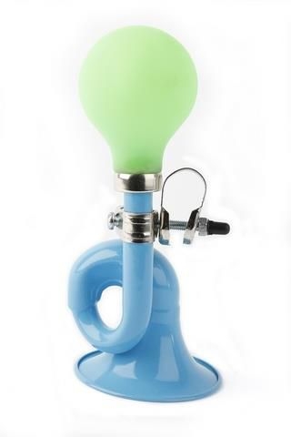PexKids kindertoeter posthoorn - blauw / groen
