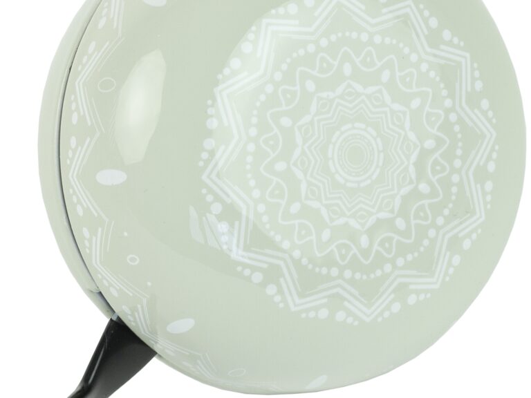 Fietsbel Ding-Dong Widek Mandala ø80mm - frost grey