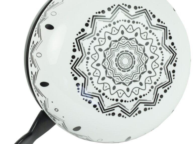 Fietsbel Ding-Dong Widek Mandala ø80mm - zebra black