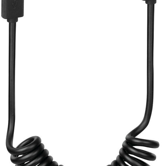 Optiline Ebike Spring Micro USB spiraalkabel (25 t/m 100 cm)