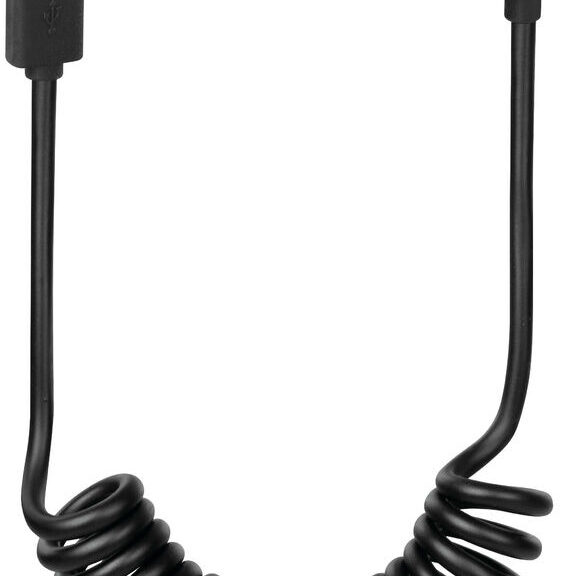 Optiline Ebike Spring Micro USB naar USB C spiraalkabel (25 t/m 100 cm)