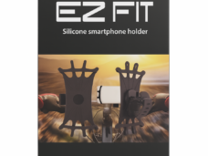 Telefoonhouder Edge EZ Fit - 360° - Siliconen - zwart