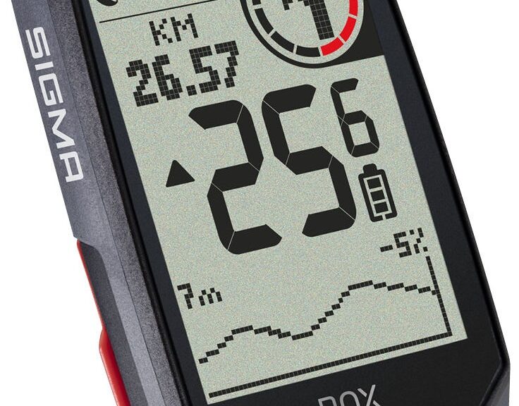 Fietscomputer GPS Sigma ROX 4.0 met standaard stuurhouder - zwart
