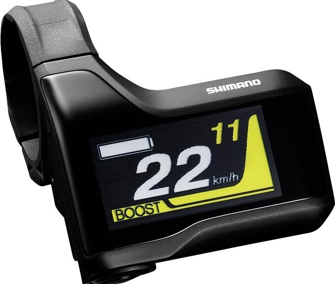 Fietscomputer voor Shimano Steps SC-E8000 - met houder