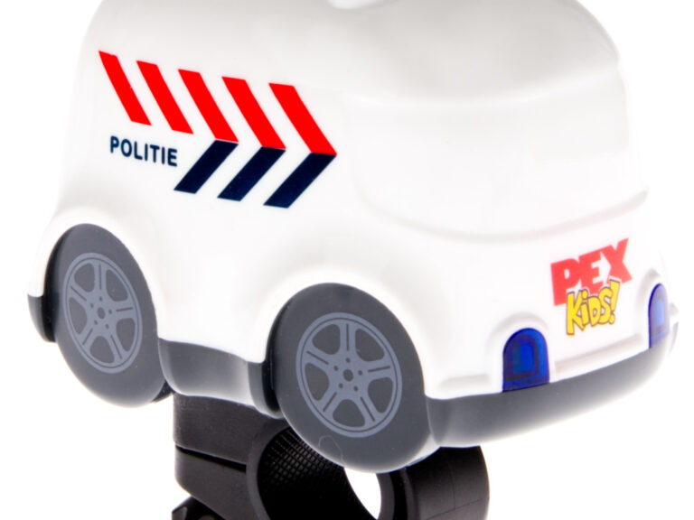 Fietsbel met sirene en zwaailichten PexKids "politieauto Finn"