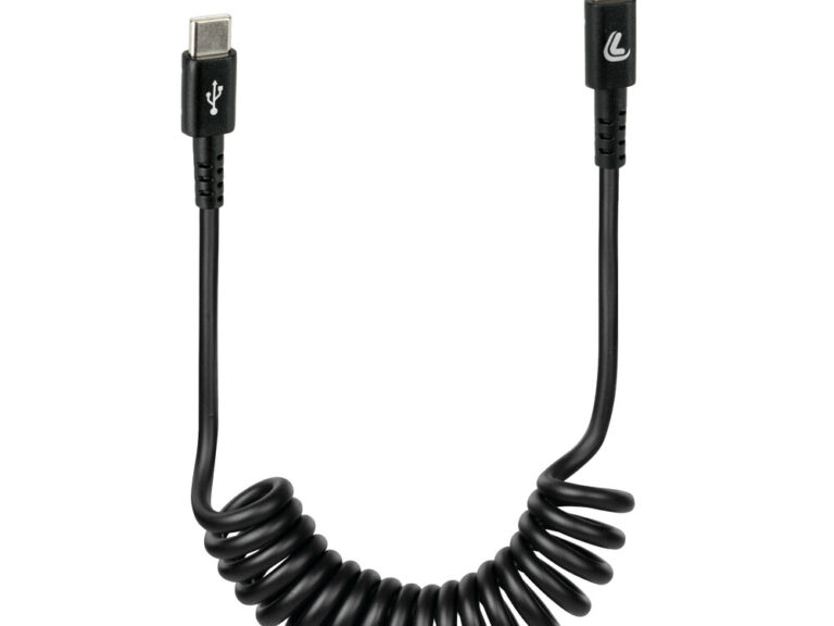 Lampa veerkabel Usb Type-C > Appel 8 Pin - 100 cm - zwart