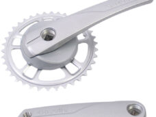 Crankstel 38T Gazelle 170mm voor vierkante as - zilver