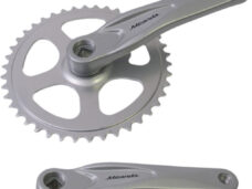 Crankstel 42T Miranda  Alfa 1 voor 3/32" ketting - aluminium - zilver