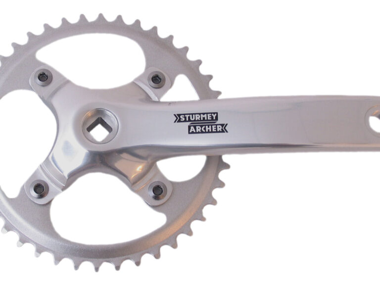Crankstel 42T Sturmey Archer FCS720 voor 3/32" ketting 170mm - voor vierkante as - zilver
