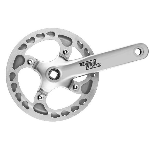Crankstel 44T Sturmey Archer FCS742 voor 3/32"ketting - 170mm - voor vierkante as - zilver