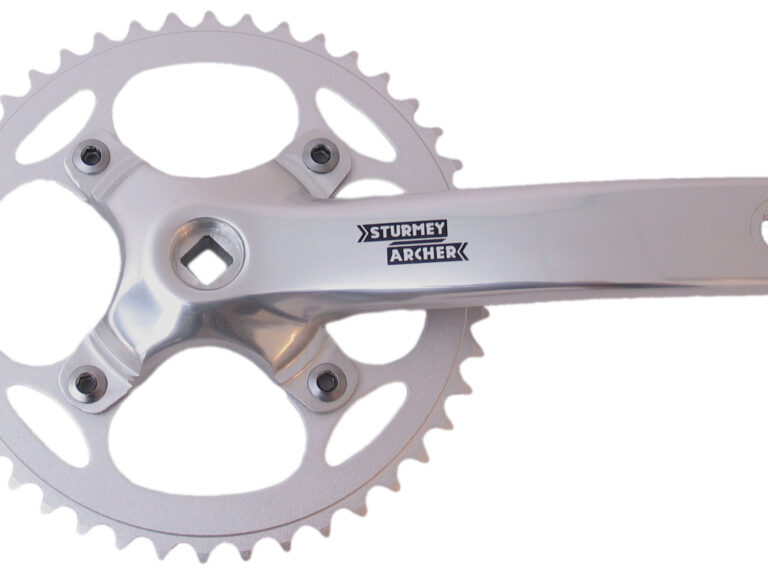 Crankstel 44T Sturmey Archer FCS750 voor 3/32" ketting - 170mm - voor vierkante as - zilver