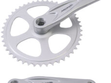 Crankstel 46T Miranda Alfa 1 voor 3/32" ketting - aluminium - zwart