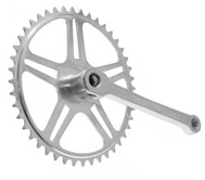 Crankstel 46T Vinty met spie - 170mm crankarm - chroom