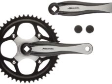 Crankstel 48T Miranda Beta 1+ voor 3/32" ketting - aluminium - zwart