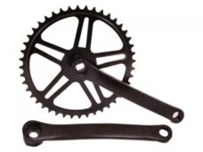 Crankstel 44T Vinty spieloos - voor vierkante as - 170mm crank - zwart