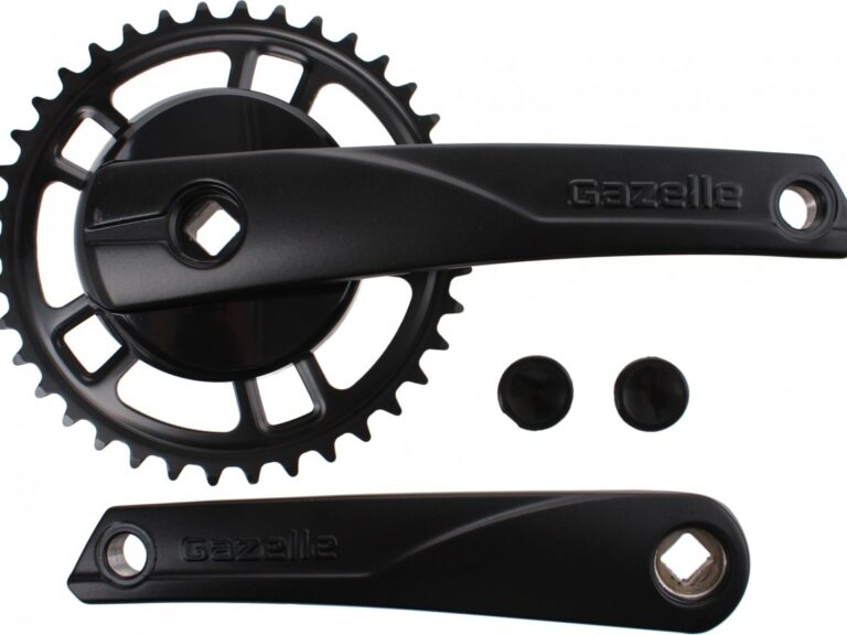 Crankstel 38T Gazelle Strixvaria 170mm crankarm - zwart