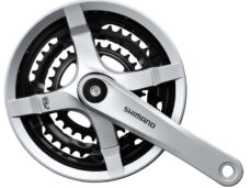 Crankstel 6/7/8-speed Shimano FC-TY501 - 175mm 48 x 38 x 28T - zilver