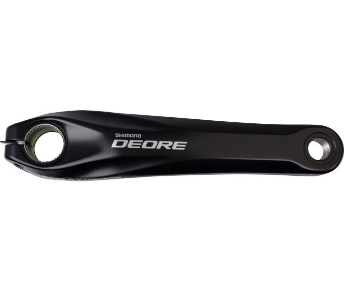 Crankarm links Shimano FC-M610 175 mm - zwart