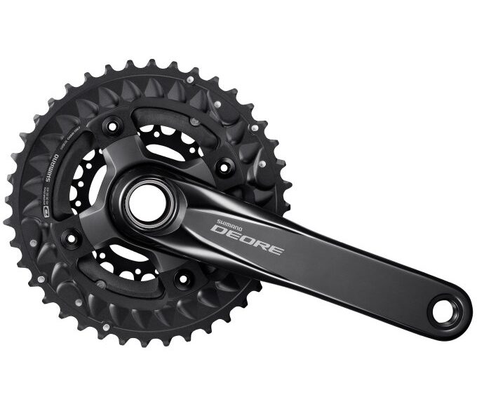 Crankstel 3 x 10 speed Shimano Deore FC-M6000 175mm/40 x 30 x 22T - zwart