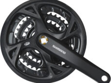 Crankstel 3 x 9 speed Shimano Altus FC-M371 met 175mm crankarm 48-36-26T - zwart