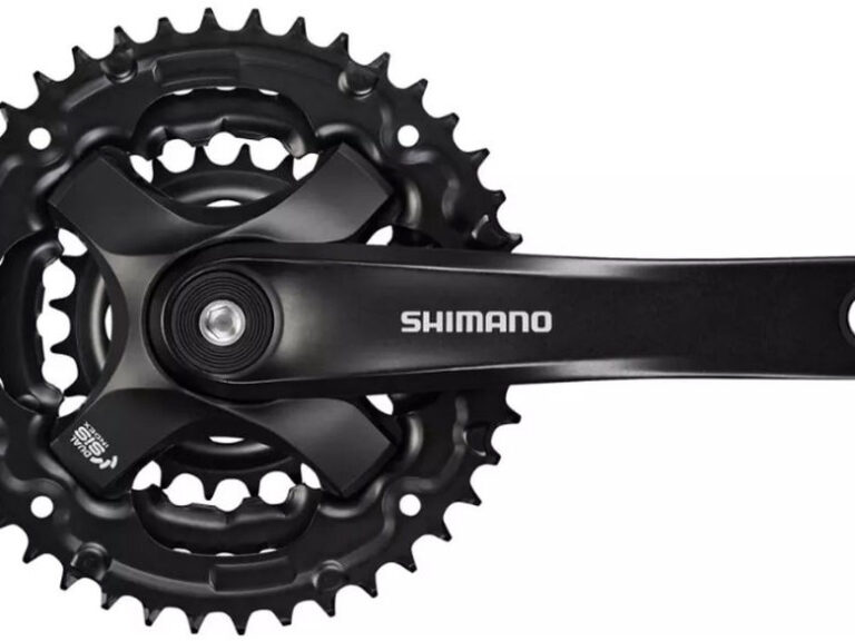 Crankstel 3 x 9 speed Shimano Altus FC-M101 - 170mm/44-32-22T voor vierkante as - zwart (werkplaatsverpakking)