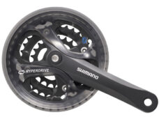 Crankstel 7/8 speed Shimano Acera FC-M361 - 175/48 x 38 x 28T met kettingscherm - zwart