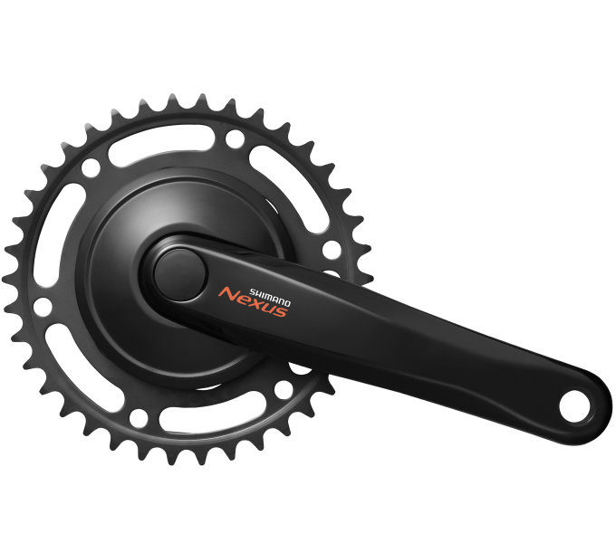 Crankstel 33T Shimano Nexus FC-C6000 met 170mm crankarm - zwart