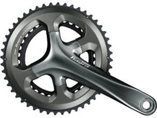 Crankstel 2 x 10 speed Shimano Tiagra FC-4700 - 172,5/50-34T met holle as - zwart
