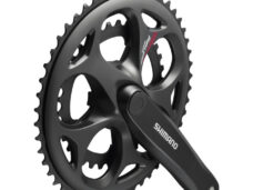 Crankstel 7/8 speed Shimano Tourney FC-A070 Compact 170/50-34T met vierkante as - zwart