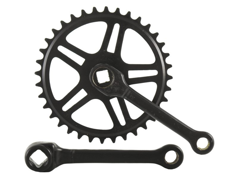 Crankstel 36T Vinty 1/8" spieloos 130mm - zwart