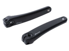 Crankset (links en rechts) Miranda Delta S voor Shimano Steps met 150mm crankarm - zwart