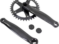 Crankstel 36T Vinty ST 1/8" met 170 mm crankarm - zwart