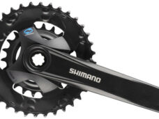 Crankstel 2x 7/8 speed Shimano FC-M315-2 met 175mm crankarm 36 x 22T - zwart