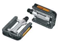 Pedaalset Ergotec 191 anti-slip met industrielagers - zilver/zwart