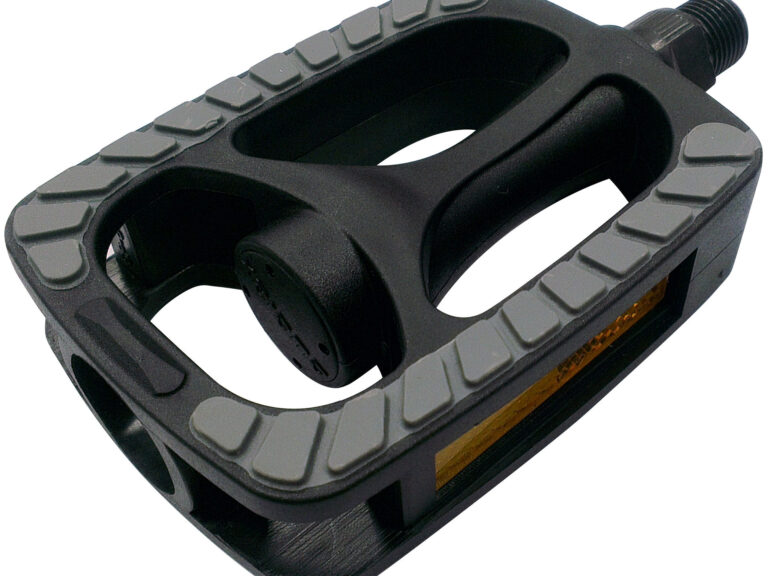 Pedaalset Marwi SP-813 PP met grijze non-slip inlay - zwart (werkplaatsverpakking)