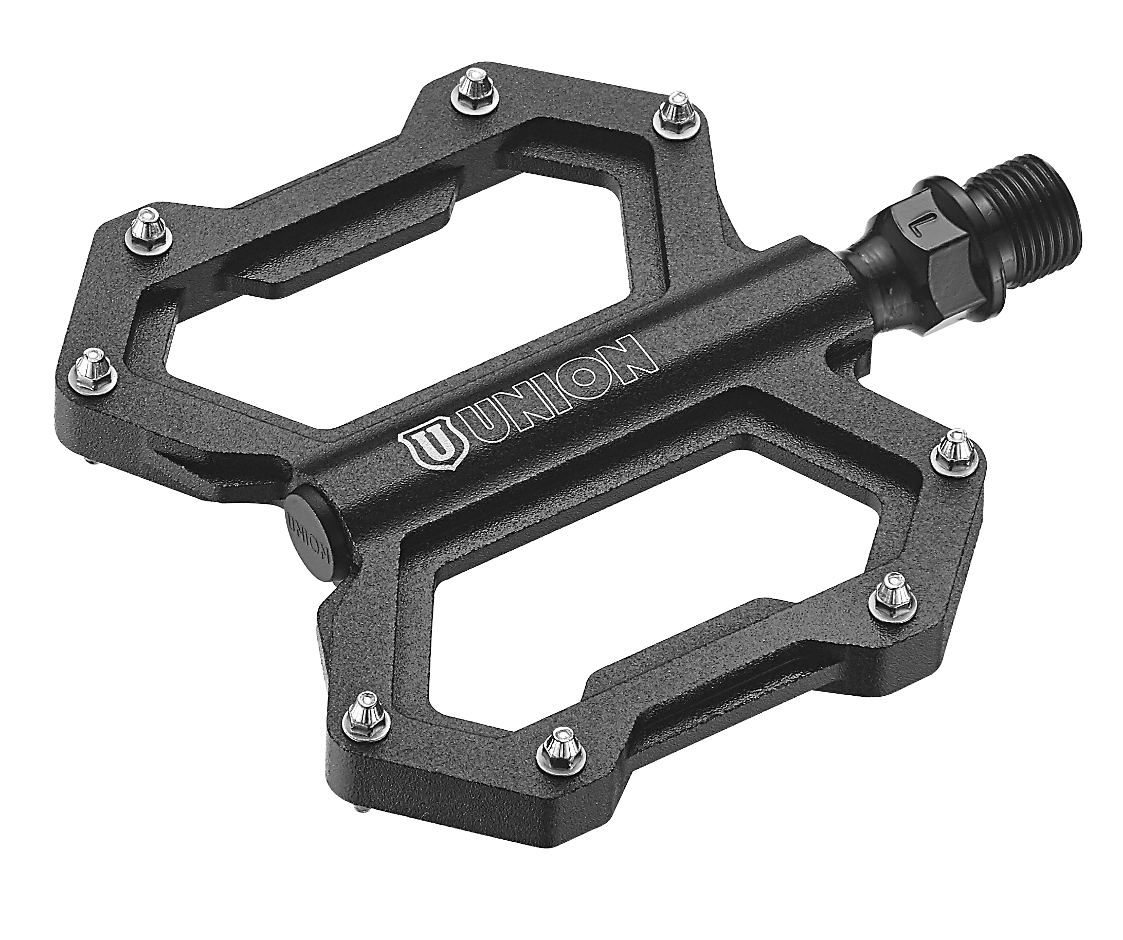 Pedaalset BMX Marwi SP-1210 aluminium met extra dunne draad - zwart (verpakt in een doosje)