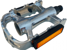 Pedaalset MTB/Trekking Edge Luxe aluminium - zilver
