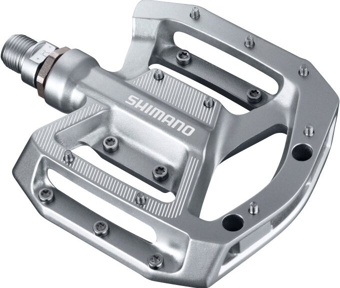 Pedaalset MTB/BMX Shimano PD-GR500 platform - zilver