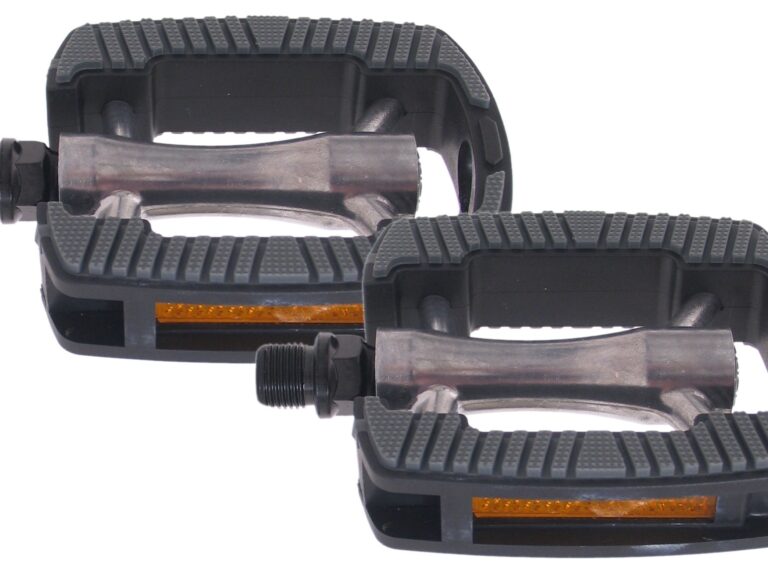 Pedaalset Marwi SP-821 aluminium huis non-slip - zwart / zilver (op kaart)