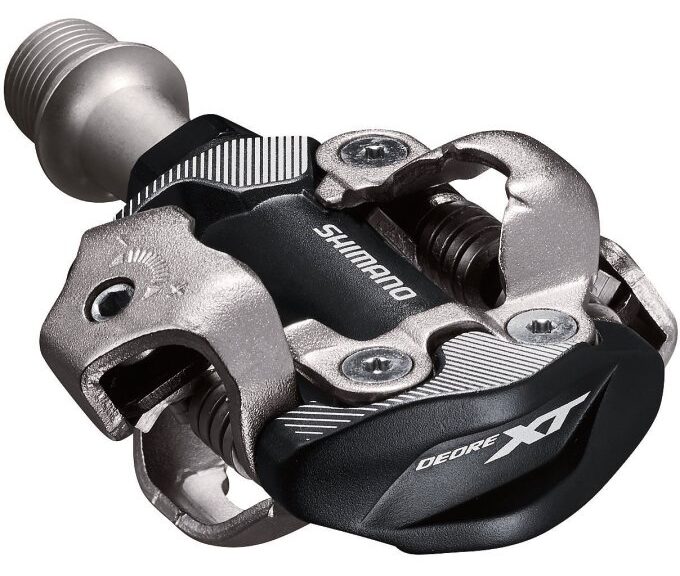 Pedaalset Shimano Deore XT PD-M8100 met SM-SH51 schoenplaatjes