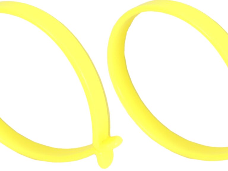 Broekklemmen Edge kunststof - neon geel